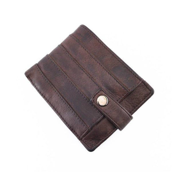 Zachary Cow Leather Bifold Rfid Protected Men's Wallet Brown-0