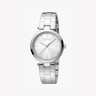 ESPRIT Women's Watch with Silver Stainless Steel Case and Silver Stainless Steel Band-0