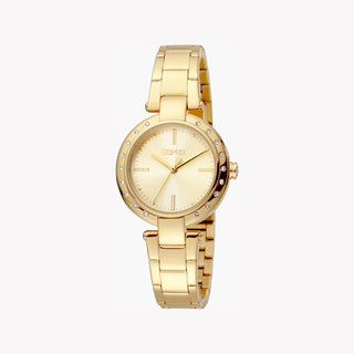 ESPRIT Women's Watch with Gold Stainless Steel Case and Gold Stainless Steel Band-1