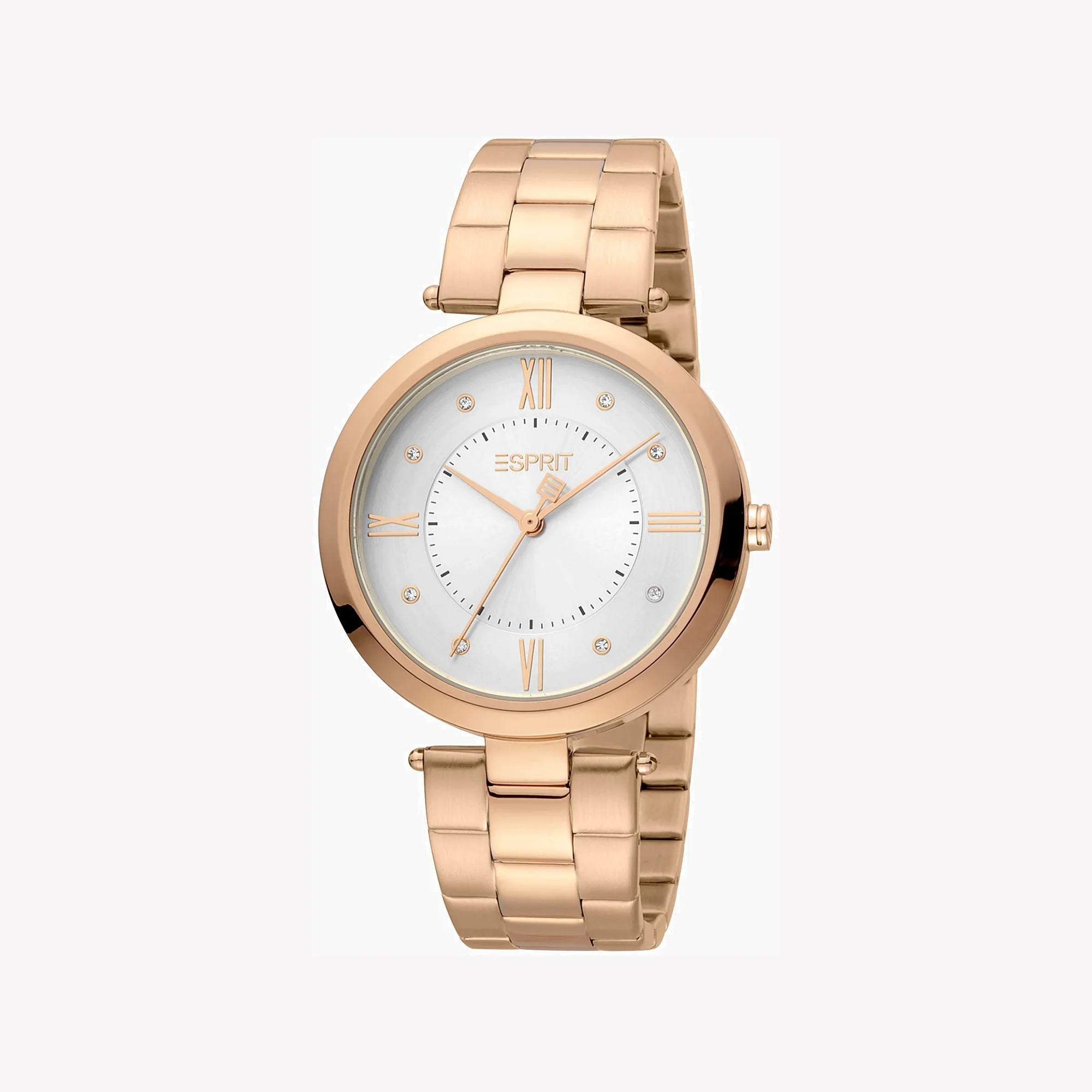 ESPRIT Women's Watch with Rose Gold Stainless Steel Case and Rose Gold Stainless Steel Band-1