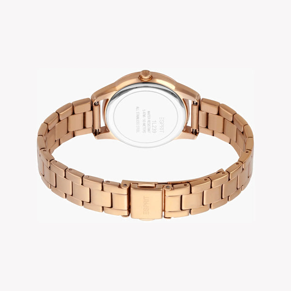 ESPRIT Women's Watch with Rose Gold Stainless Steel Case and Rose Gold Stainless Steel Band-2