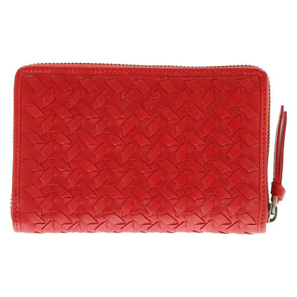 Stephanie Women's Real Leather Wallet Red-0