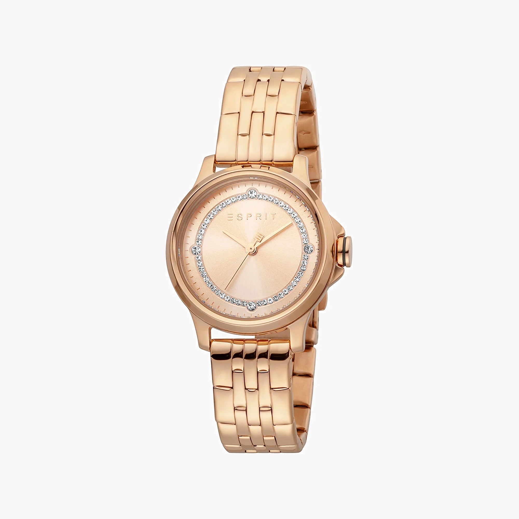 ESPRIT Women's Watch with Rose Gold Stainless Steel Case and Rose Gold Stainless Steel Band-0