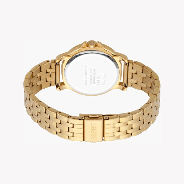 ESPRIT Women's Watch with Gold Stainless Steel Case and Gold Stainless Steel Band-2