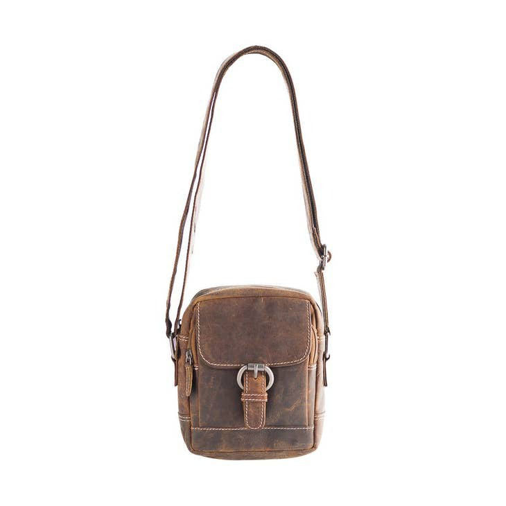 Jennifer Buffalo Leather Compact Women Shoulder Bag-4