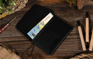 Douglas Genuine Leather Passport Cover With Strap-0