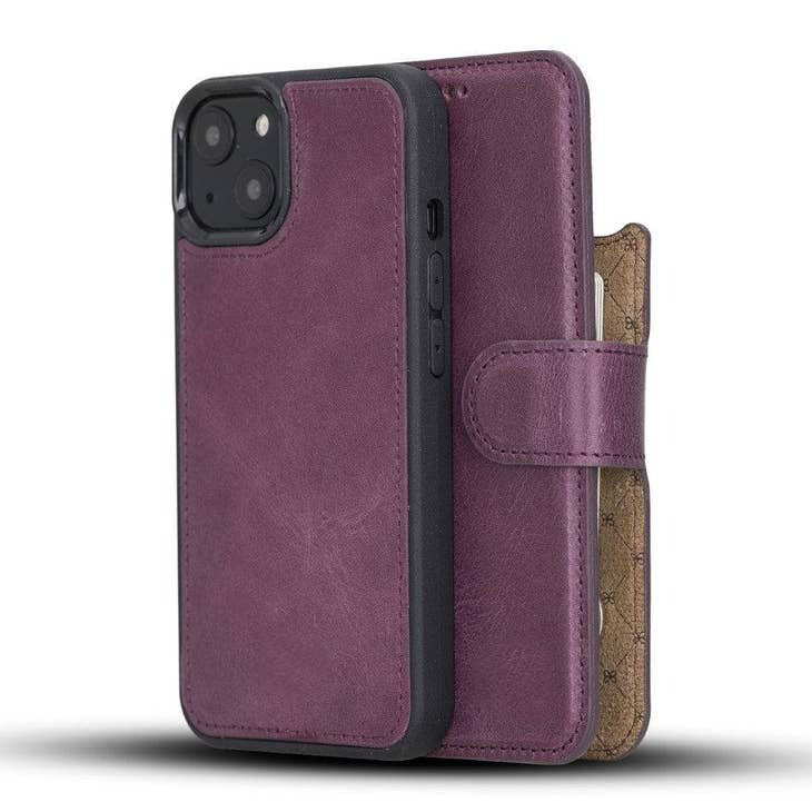 Gary Detachable Leather Wallet Case For Apple IPhone 13 Series (Set of 2)-7