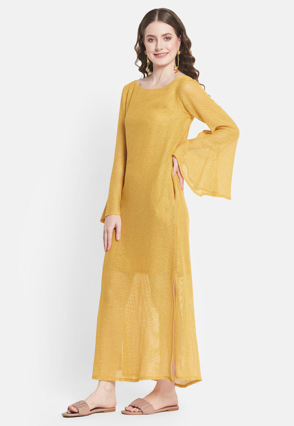 Cassia Mustard Dress by Bombay Sunset-3