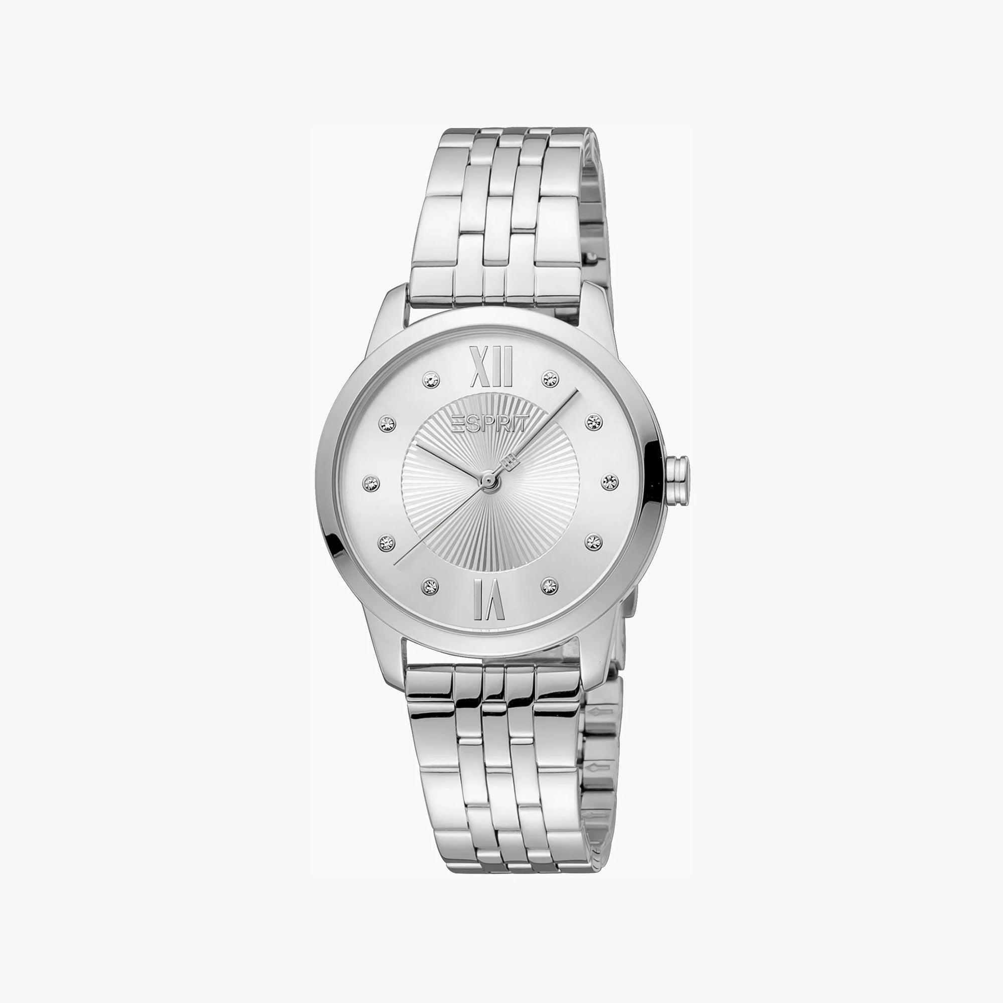 ESPRIT Women's Watch with Silver Stainless Steel Case and Silver Stainless Steel Band-0