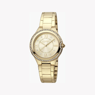 ESPRIT Women's Watch with Gold Stainless Steel Case and Gold Stainless Steel Band-0