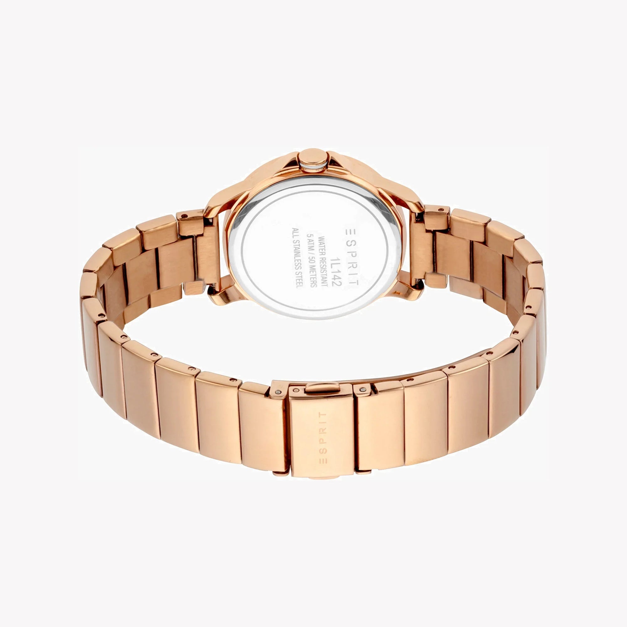 ESPRIT Women's Watch with Rose Gold Stainless Steel Case and Rose Gold Stainless Steel Band-2