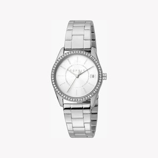 ESPRIT Women's Watch with Silver Stainless Steel Case and Silver Stainless Steel Band-0