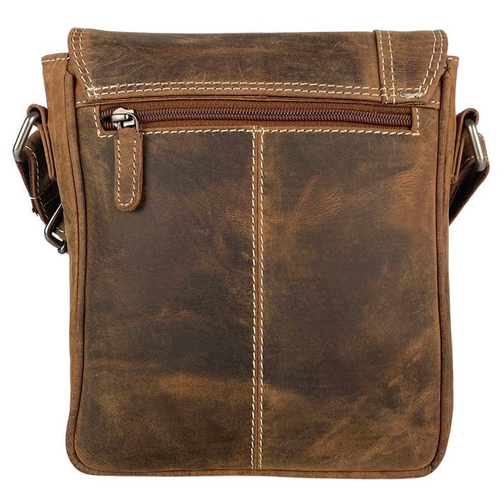 Nancy Buffalo Leather Crossbody Shoulder Bag-1