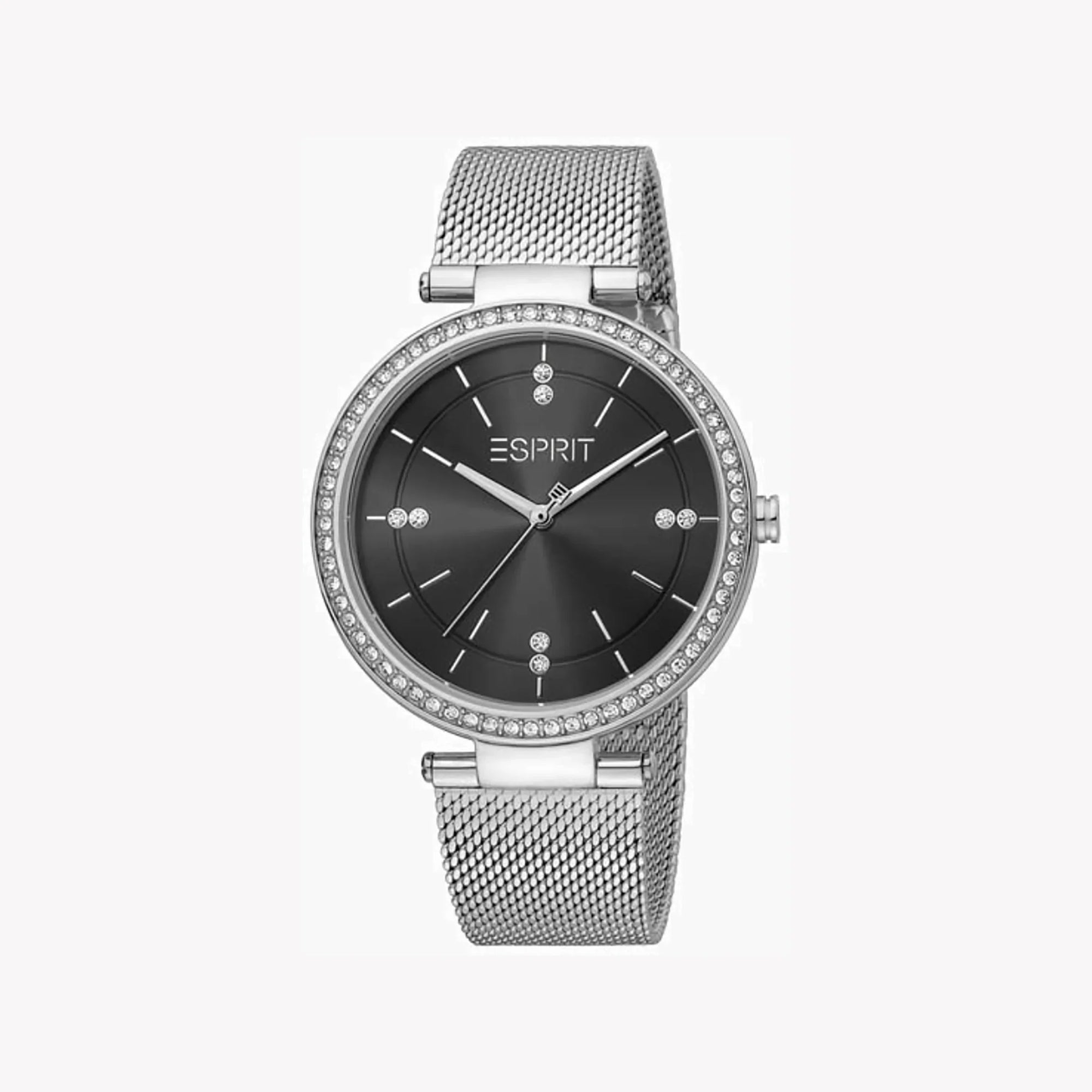 ESPRIT Women's Watch with Silver Stainless Steel Case and Silver Stainless Steel Band-0