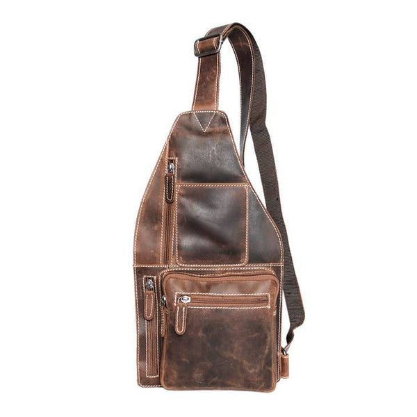 Mary Buffalo Leather Crossbody Shoulder Bag-0