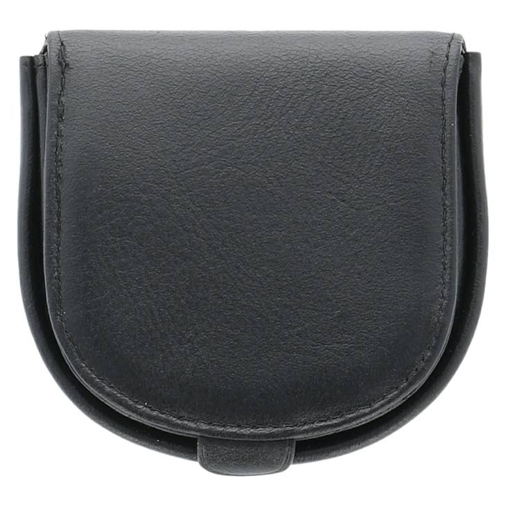 Sharon Women's Durable Cowhide Leather Wallet Black-1