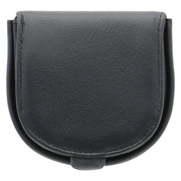 Sharon Women's Durable Cowhide Leather Wallet Black-1