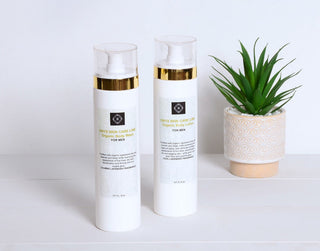 DUO SKIN CARE  ANTI-AGING SYSTEM FOR DRY SKIN- Nourishing Wash and Lotion - Fragrance Free- for MEN -  ITEM CODE: 601950409181-0