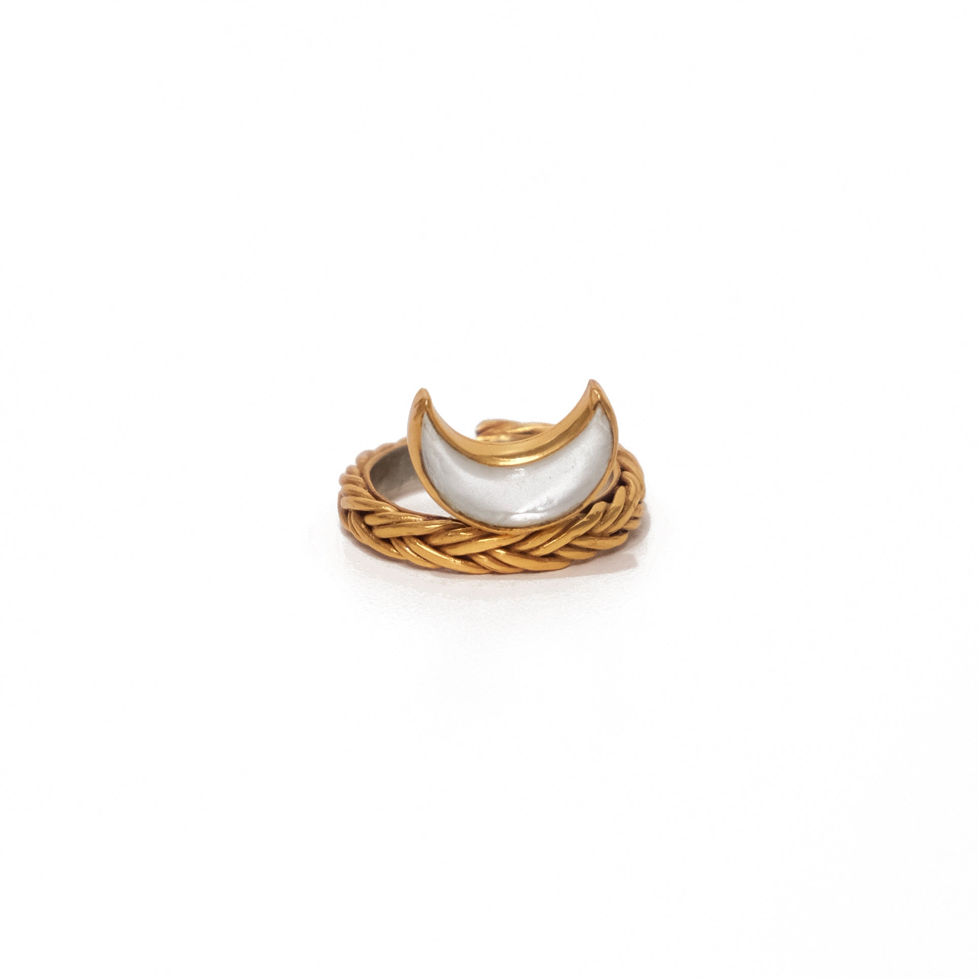 The BRAIDED LUNA Ring-0