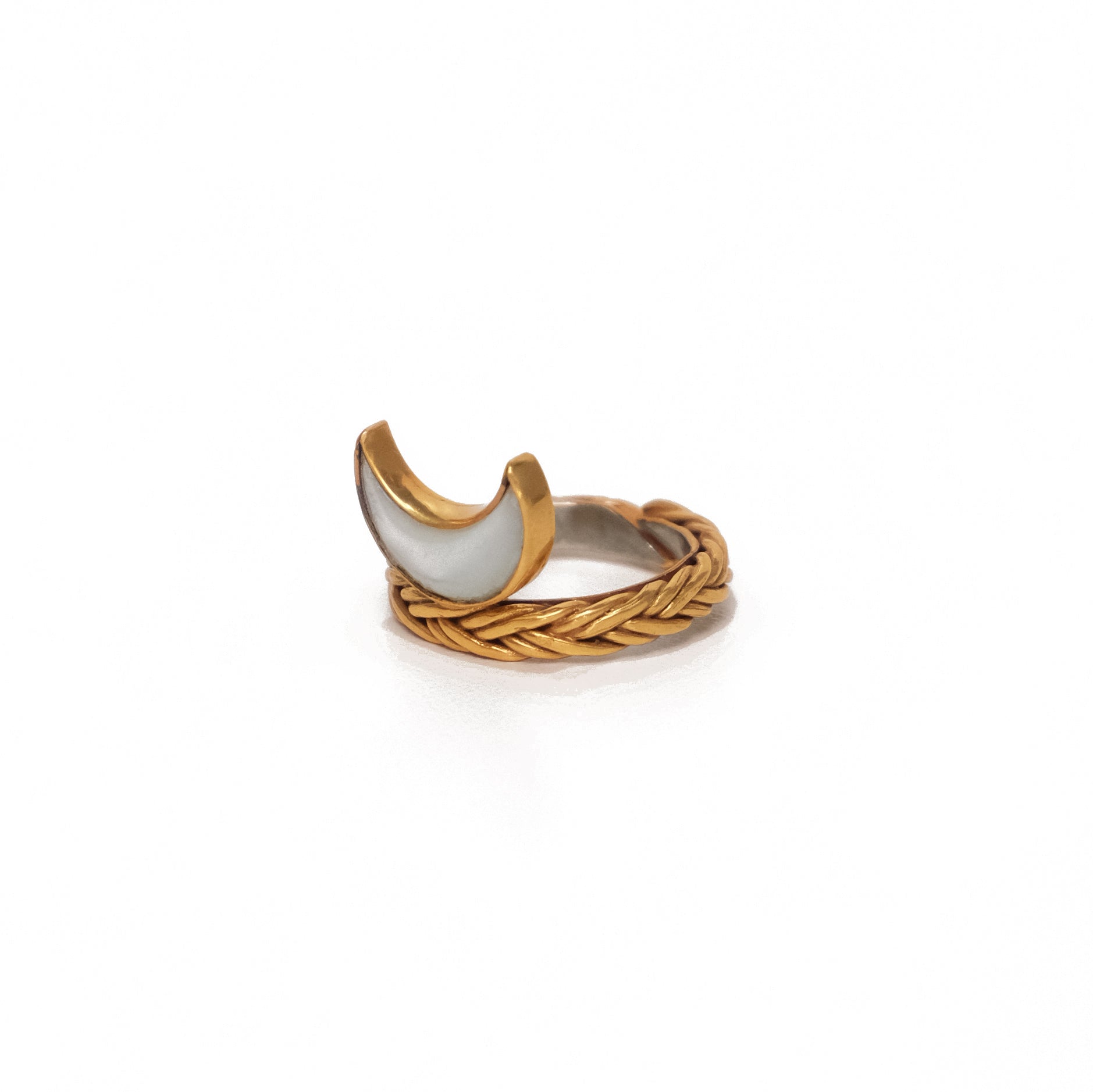 The BRAIDED LUNA Ring-4