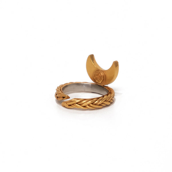 The BRAIDED LUNA Ring-2