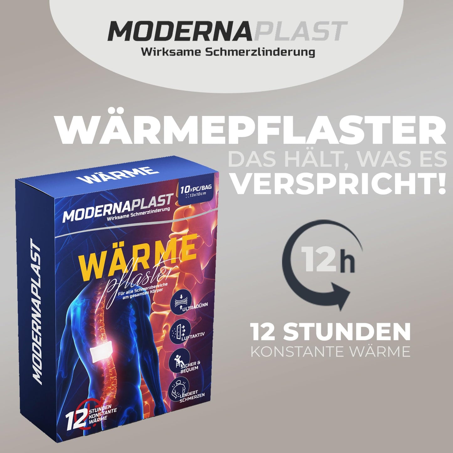 Modernaplast Wärmepflaster 10er Set-1