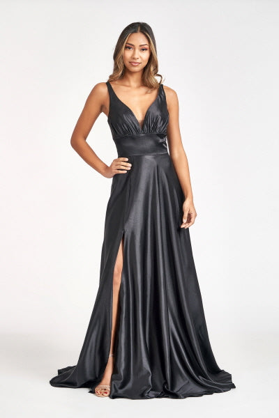 Mesmerizing High Slit A-line Dress by Elizabeth K-0