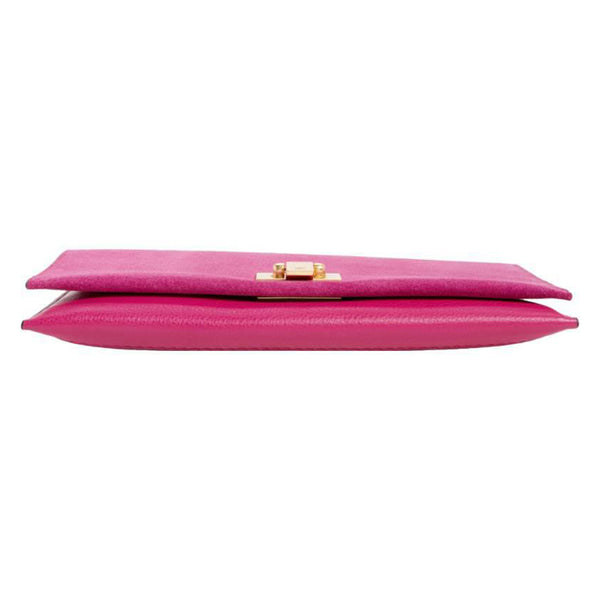 Diane Women's Real Leather Clutch Pink-2