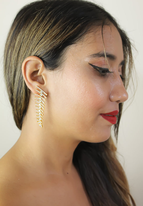 Fishbone Earrings by Bombay Sunset-2