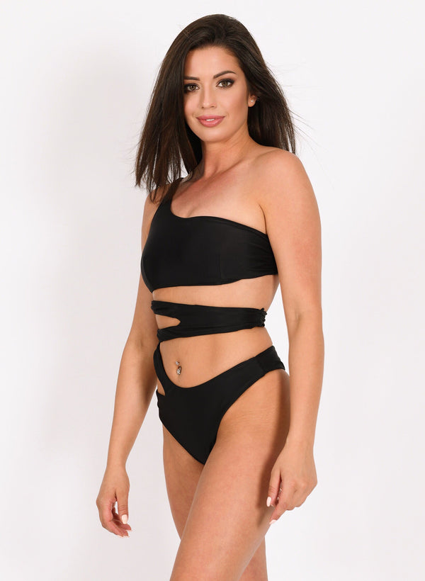 Lena Seductive Swimsuit - Black-0