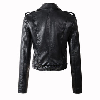 Katherine Women's Motorcycle Genuine Leather Jacket-3