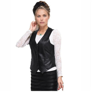 Kuma Ladies Genuine Leather Vest-0