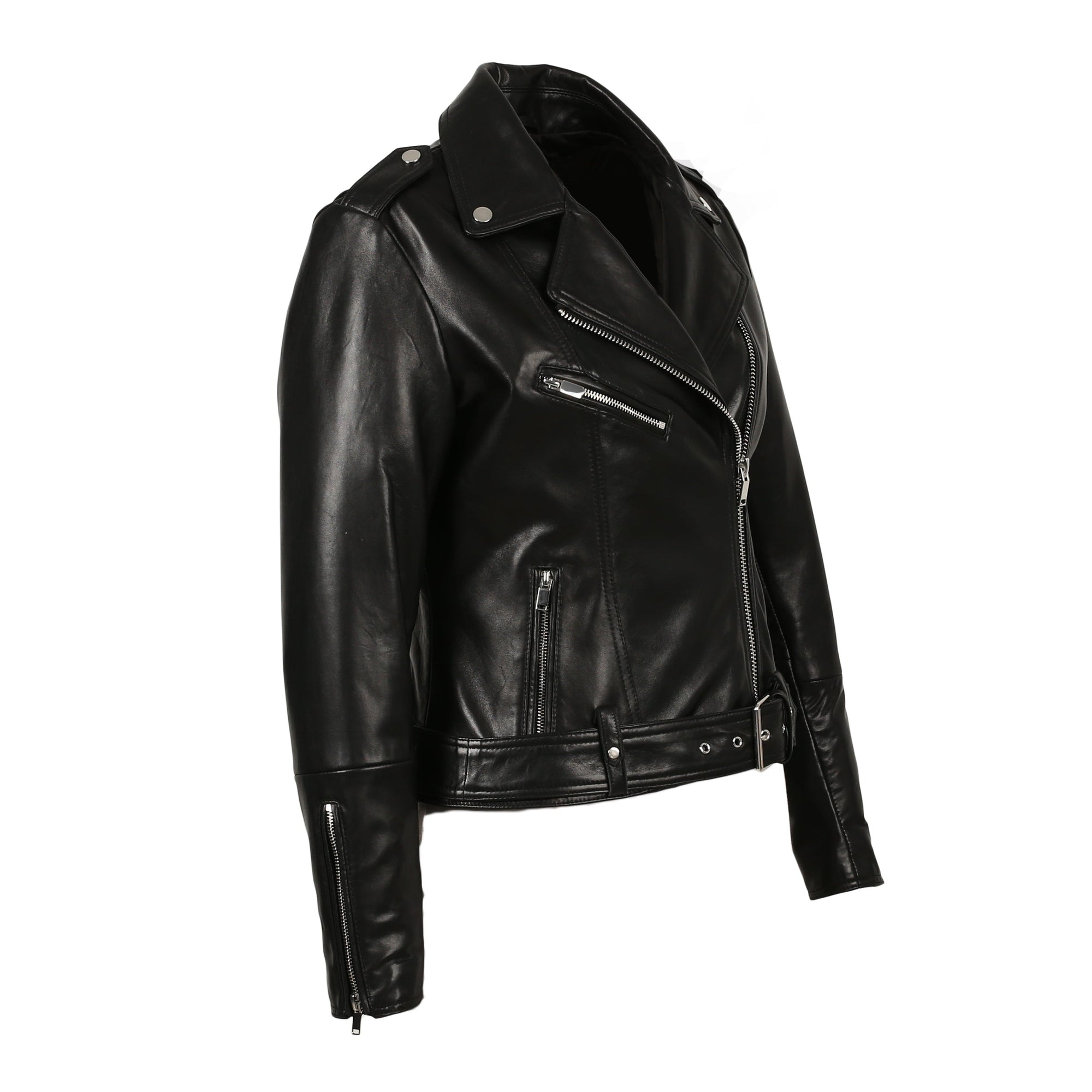 Kylee Womens New Zealand Motorcycle Leather Jacket-3