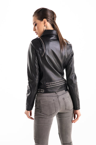 Black Genuine Nappa Leather Jacket-1