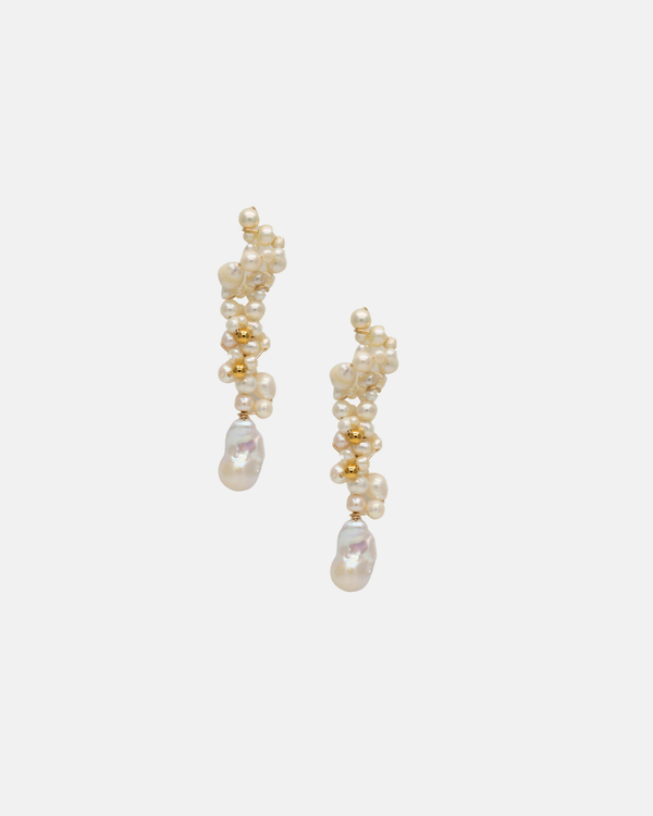 Boucles longues Max en perles-0