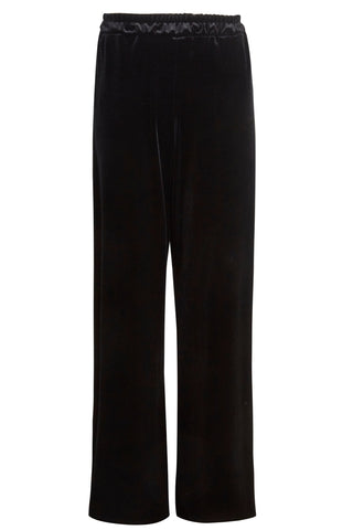 Wide Leg Velvet Trousers-2