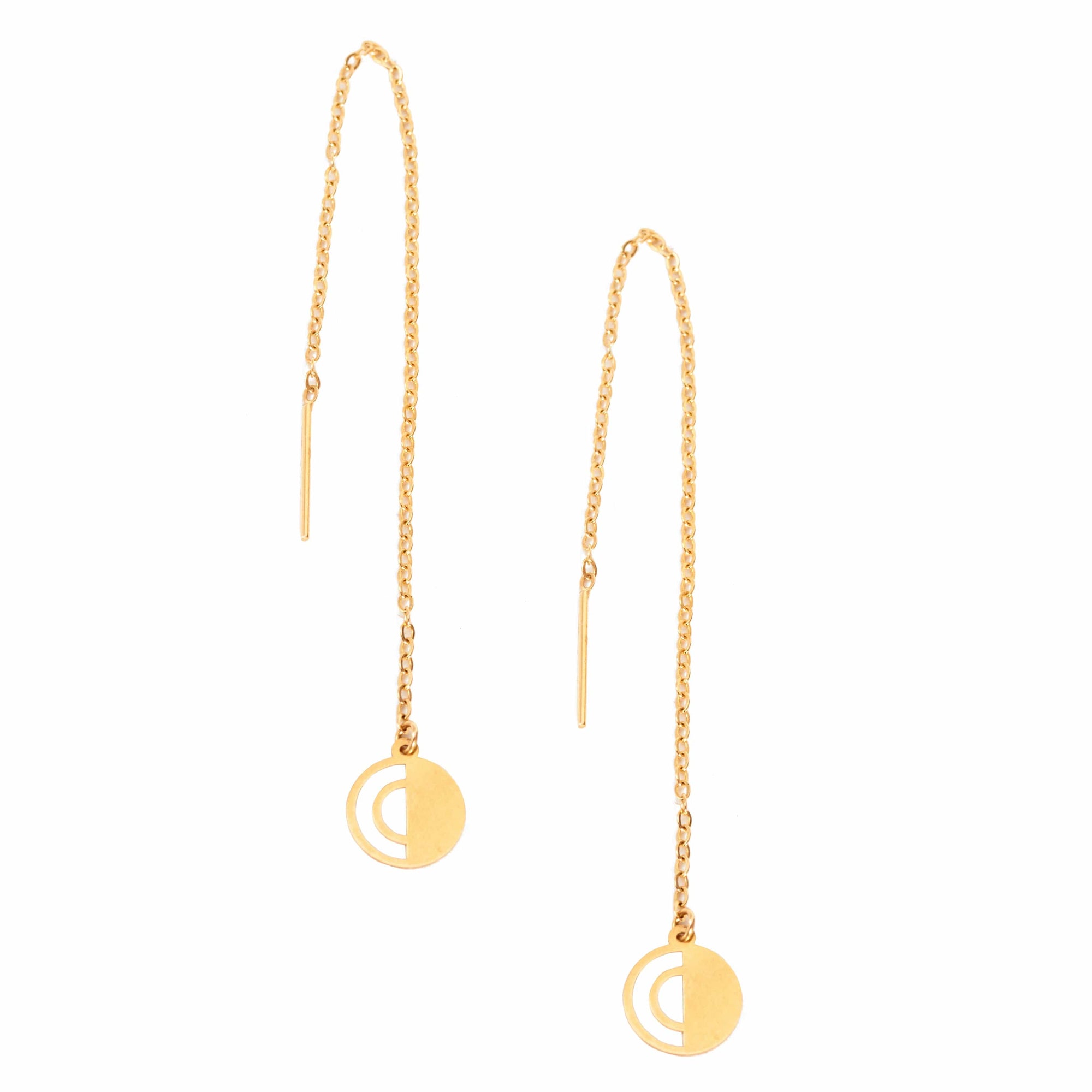 Gold Threader Earrings-3