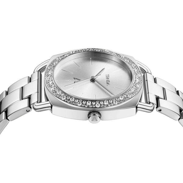 TRNDA Women's Watch with Silver Stainless Steel Case and Silver Stainless Steel Band-2