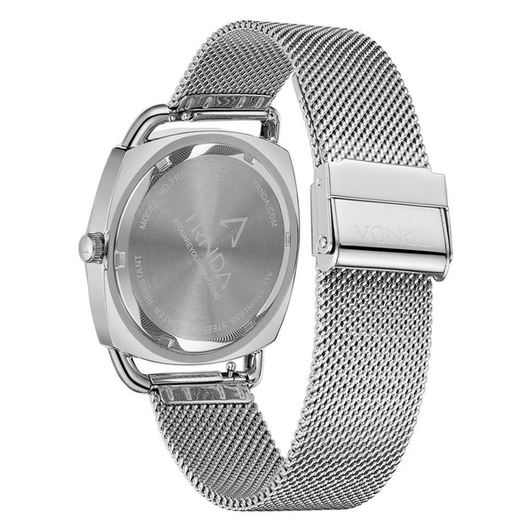 TRNDA Women's Watch with Silver Stainless Steel Case and Silver Stainless Steel Band-3