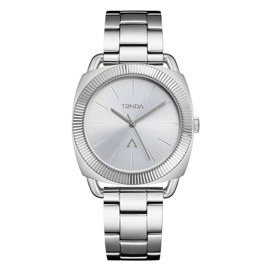 TRNDA Women's Watch with Silver Stainless Steel Case and Silver Stainless Steel Band-0