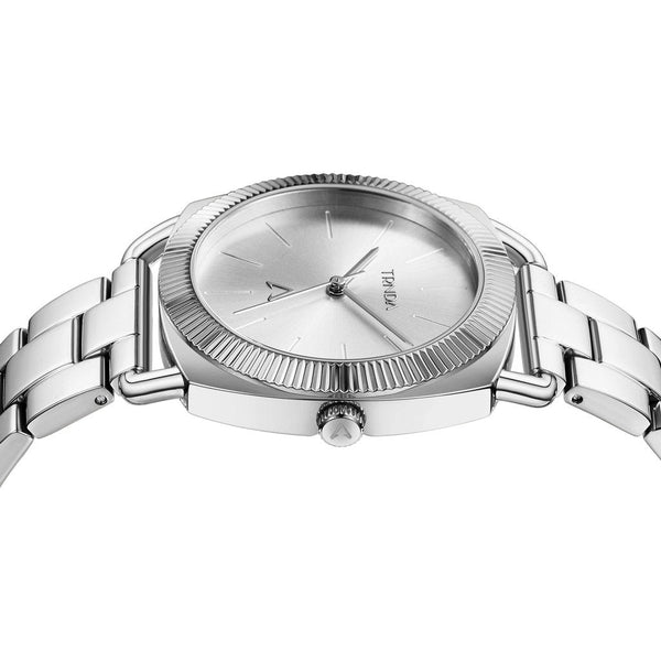 TRNDA Women's Watch with Silver Stainless Steel Case and Silver Stainless Steel Band-2