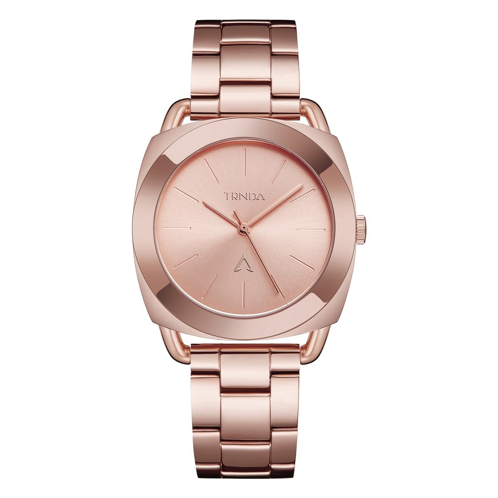 TRNDA Women's Watch with Rose Gold Stainless Steel Case and Rose Gold Stainless Steel Band-0