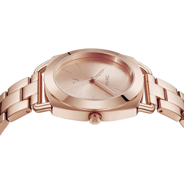 TRNDA Women's Watch with Rose Gold Stainless Steel Case and Rose Gold Stainless Steel Band-2