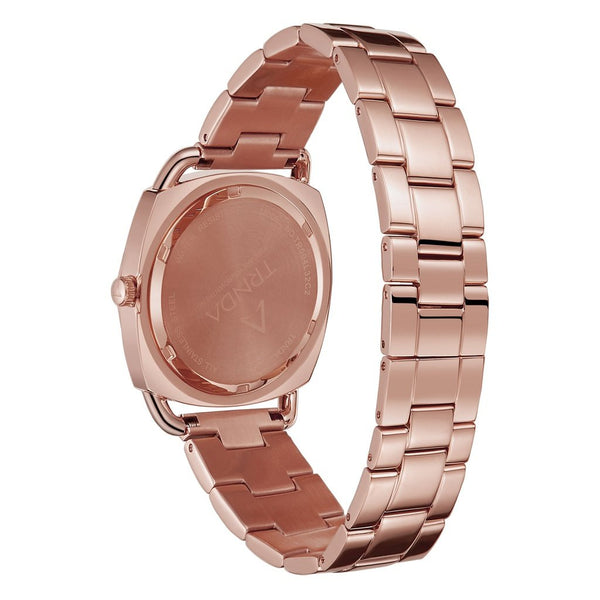 TRNDA Women's Watch with Rose Gold Stainless Steel Case and Rose Gold Stainless Steel Band-3