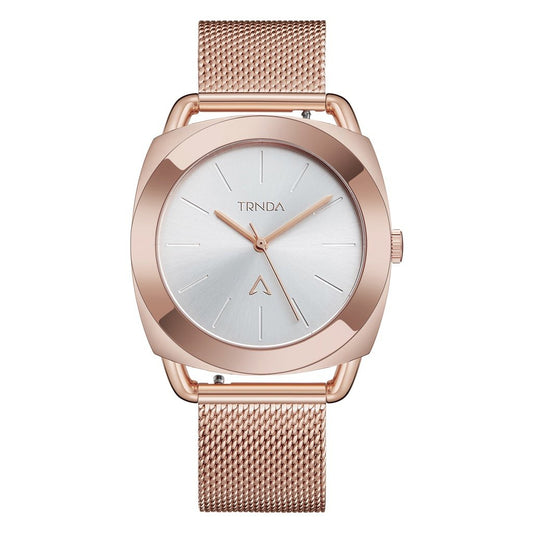 TRNDA Women's Watch with Rose Gold Stainless Steel Case and Rose Gold Stainless Steel Band-0