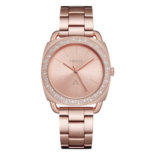 TRNDA Women's Watch with Rose Gold Stainless Steel Case and Rose Gold Stainless Steel Band-0