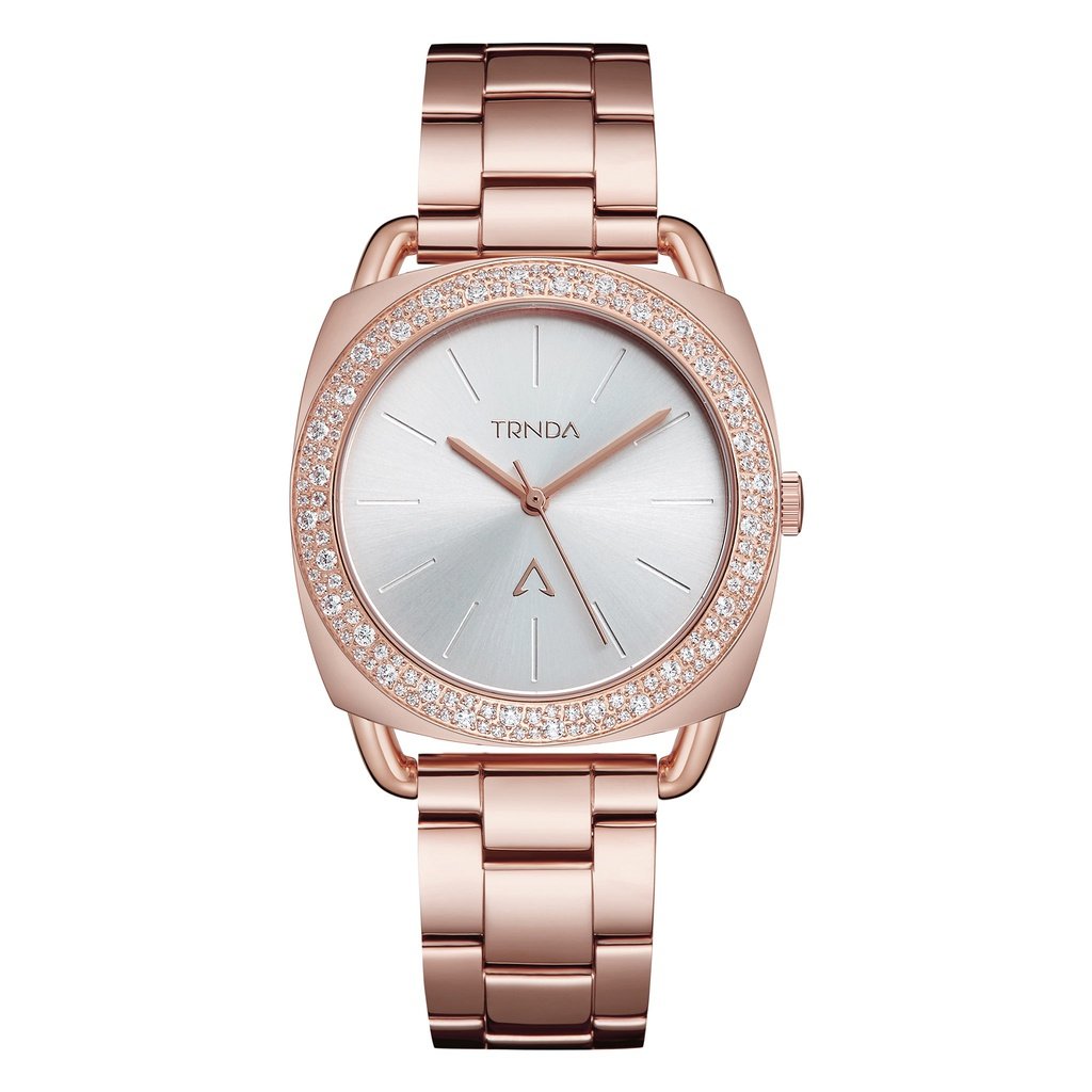 TRNDA Women's Watch with Rose Gold Stainless Steel Case and Rose Gold Stainless Steel Band-0