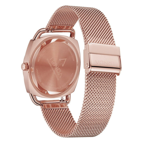 TRNDA Women's Watch with Rose Gold Stainless Steel Case and Rose Gold Stainless Steel Band-3