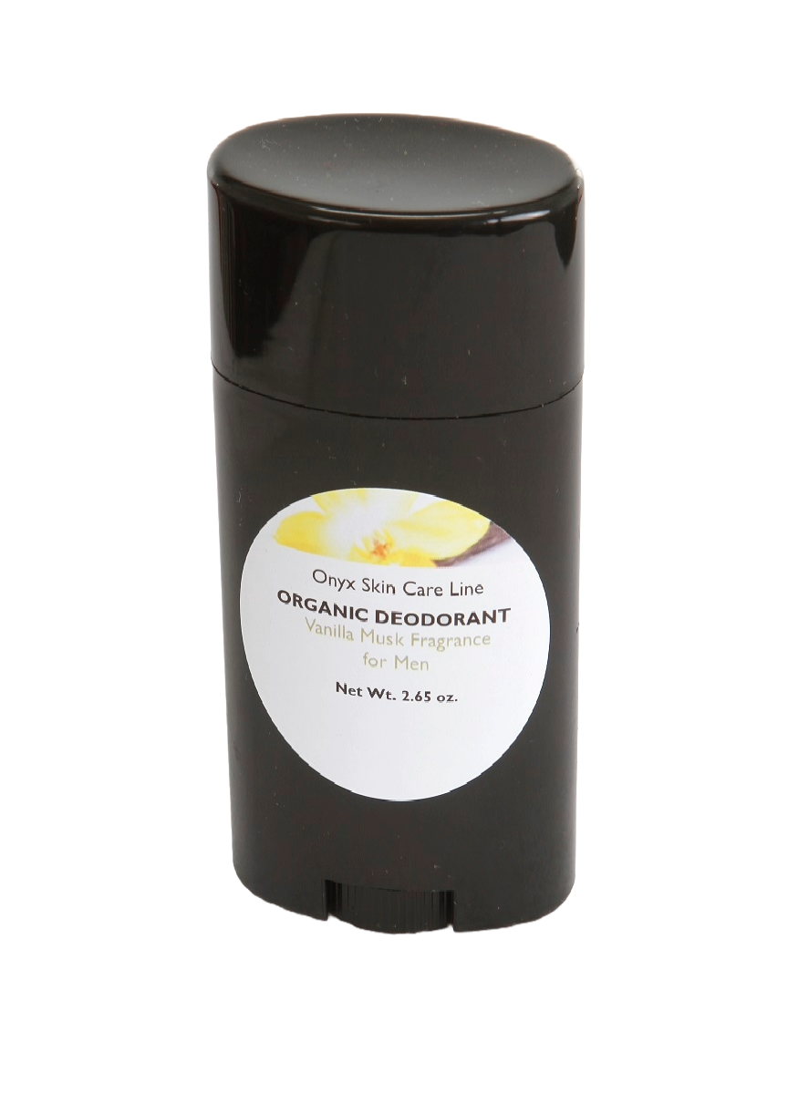 ORGANIC DEODORANT- VANILLA MUSK  FRAGRANCE - FOR MEN ITEM CODE: 647535610191-0