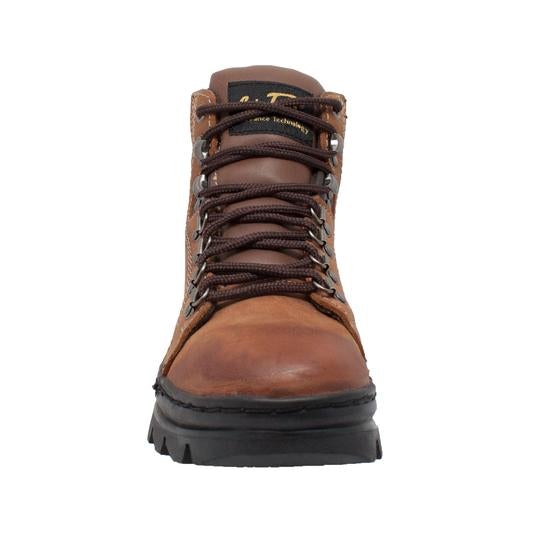 Women's 6" Work Hiker Brown Leather Boot-3